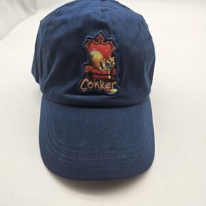 Conker Hat Cap Strap Back Mens One Size Navy Blue LootGaming Video Game